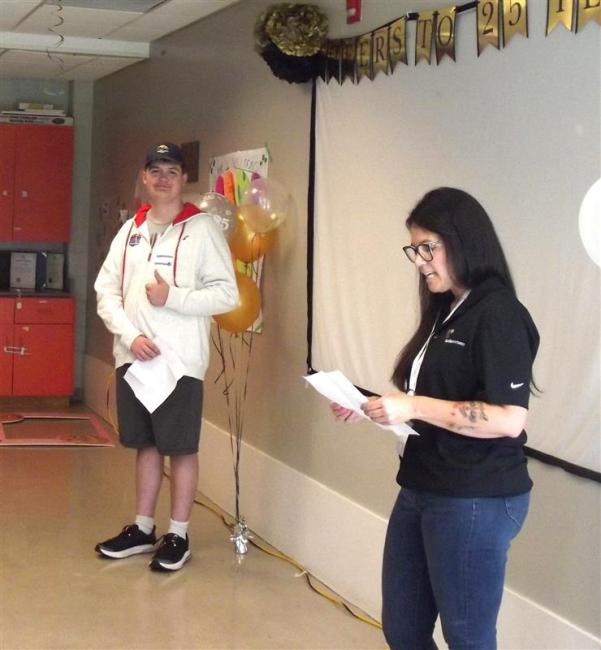 Vanessa Coens Vanessa Coens talks about the impact that Niagara Region’s Summer Camps have had on their family while her son Owen looks on.